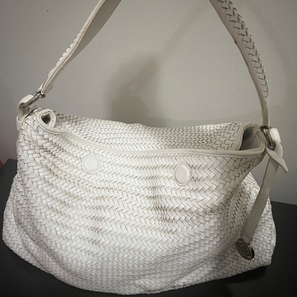 Eileen West Woven Hobo Bag